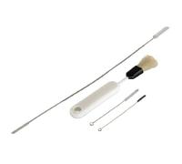 Xavax Mini Cleaning Kit for Fully Automatic Coffee Machines with 6 mm Milk Hose, Set of 4 - White/Silver