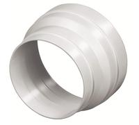 Xavax | Reducer for Extractor, Reduces - White, 125 auf 100 mm | 100-125mm, reduces connection diameter from 125mm to 100mm