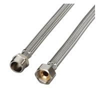Xavax Reinforced Supply Hose Extension, 1m, Silver