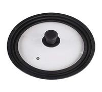 Xavax Universal Lid with Steam Vent for Pots & Pans (24cm, 26cm, 28cm), Glass