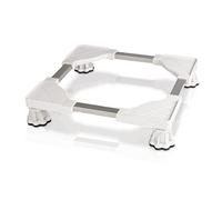 Xavax Washing Machine Base Frame (Adjustable Base, Width and Length 52-72 cm, Adjustable Base Frame, Height Adjustable 13-18 cm, for Washing Machine, Dryer, Fridge up to 150 kg) White