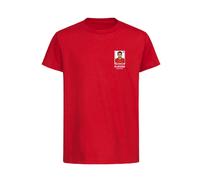 Xavi World Cup Sticker Kids T-Shirt - Red / 9-11 years