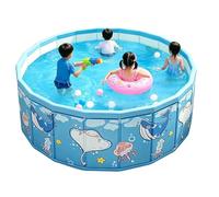 Xawaoa Kids Swimming Pool | Anti-Slip Non-Inflatable Portable Play - Foldable Swimming Pool Dog Ball Pit,for Outdoor Ground Backyard Beach Summer Party Adults Boys Girls Kids Family Dog
