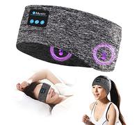 Xawy Sleep Headphones Bluetooth Sports Headphones with Ultra-Thin HD Stereo Speakers,Perfect for Sports, Side Sleepers, Air Travel, Meditation and Relaxation (LightGrey)