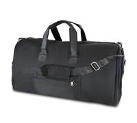 XAXAPOOBAG Convertible Garment Bag for Travel,Waterproof Duffel Bag for Men Women,Luggage Bag with Shoe Compartment,3 in 1 Hanging Suitcase Suit Travel Bags, Black, For Travel,business Trip