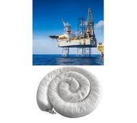 XAXIAOZ 5 Pack Marine Grade Containment Boom - High Abrasion Resistant for Offshore & Industrial Use, Floating Oil Barrier, with Connectors(20x600cm/8x236.2in)