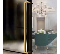 XAXIAOZ barn Door Handle, Door Handle Gold Sliding Glass Door Handles Set, Entry Barn Shower Handle Bar, Bathroom Doors Grab Bar, Heavy Duty Push/Pull Plate for Back to Back Ins