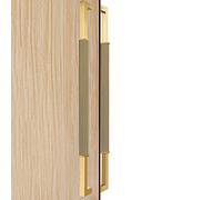 XAXIAOZ barn Door Handle, Door Handle Sliding Barn Door Pull Handle for Wooden Door, Commercial Stainless Steel Entry Door Handles Set for Internal External, Mounted Back to Bac