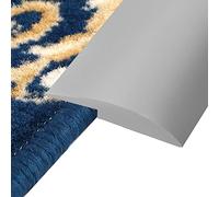 XAXIAOZ Floor Transition Strip Cuttable Carpet Edge Trim - Extra Long Carpet to Tile Wood Floor Transition Strips, PVC Self Adhesive Flooring Binding Strips, Customizable