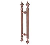XAXIAOZ Sliding Barn Door Handle Royal Style Glass Door Pull Handle,Antique Sliding Barn Door Handles Pull Push Bar Handle for Meeting Room Clubhouse Banquet Hall (Style1 120cm