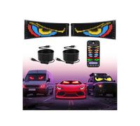 XAXVSTS 2pcs LED Eyes, 37 X 9cm, Devil Eyes LED Display Panel with Bluetooth App, USB 5V, LED Scrolling Text for Advertising & Party Decoration