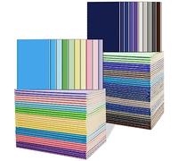 Xaztr 100 Pack Small Notebooks, Mini Pocket Notebooks Journal Memo Notepad Lined Notebooks Bulk Set for Travel School Office Writing, 48 Lined Pages/24 Sheets (20 Colors, 3.5x5.5 Inch)