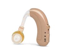Xb-202 Rechargeable Hearing Aid Voice Sound Amplifier Device Double Noise Reduction Invisible Behind Ear Adjustable For Elderly Adult Seniors