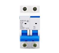 XB-63 2P AC 230/400V Miniature Circuit Breaker C 6 10 16 20 25 32 40 63A Overload Protector DZ47 C Style Air Switch AUOQKQUT(100A)