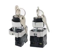 XB2-BG21 XB2-BG33 XB2-BG53 key control knob switch 1NO /2NO 2/3 position self locking/self reset selector Knob switch 22mm(XB2-BG53)