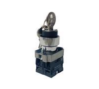 XB2-BG33 BG23 BG35 Rotary Key Metal Button Switch 3 Position Self-locking Selector 2NO 1NO1NC 10A 22mm Mounting Selector(1pc,2 Position 2NO)