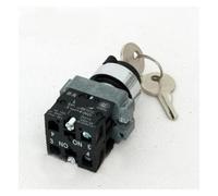 XB2 BG53 3 position key operated selector selector pushbutton switch 2N/O push button switch IDGTTLDF(2pcs)