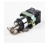 XB2-BG65 2 Position 1 NO 1NC Spring Reset Momentary Key Operated Selector Switch IDGTTLDF(2pcs)