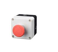 XB2 metal button switch control box start stop industrial identification symbol self-reset circular emergency stop switch(1Hole-03)