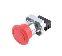 XB2 push-button switch with mushroom head, 22mm emergency stop, rotary key start, jog switch with self-resetting function.(BA11)