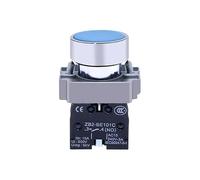 XB2BA31C BA11 / 21/51/61 NO Yellow White Green Black Blue BA42 Red Sign Momentary Flush PushButton Switch IDGTTLDF(XB2BA61C 1NO)