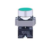 XB2BA31C BA11 / 21/51/61 NO Yellow White Green Black Blue BA42 Red Sign Momentary Flush PushButton Switch IDGTTLDF(XB2BA31C 1NO)