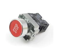 XB2BA4342C Momentary Red Flush Push button Switches With Symbol 1N/C Spring mounting dia 22mm IDGTTLDF(5pcs)