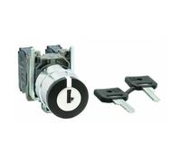 XB4BG03 Switch: Rotary switch with key 22mm rod.Pos: 3 NO x2 SCHNEIDER EL