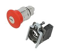 XB4BS9442 Switch: Safety - 22mm Bar.Pos: 2 NC Red Missing IP66 SCHNEIDER E