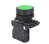 XB5 AA31 Restart Power Start Stop Momentary Push Button Switch Normally Open NO NC Green 22mm ZB5 1Pcs(1NO1NC)