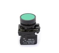 XB5-AA42 red & XB5-AA31 green 22mm Flat electrical circuits control push button switch spring EFDSVUHE(Green 1NO)