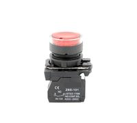 XB5-AA42 XB5-AA31 XB5-AW33M5 XB5-AW34M5 Push Button Switch Green Red 22mm Flat Electrical Circuits Control Spring Switch EFDSVUHE(XB5-AW34M5)