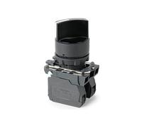 XB5 Plastic Knob Push Button Switch Self Locking Reset NC NO Handle 22mm AD33 AD21 AD53 ZB5 AD25 AK345 AK3465 AK2365 Black Red(XB5-AK345 1NO 1NC)