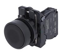 XB5AA21 Switch: Push 22mm Rod Pos: 1 NO black Missing 3A/240VAC SCHNEIDER E