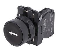XB5AA3351 Switch: Push 22mm Rod Pos: 1 NO black Missing 3A/240VAC SCHNEIDER