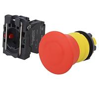 XB5AT845 Switch: Safety - 22mm Rod.Pos: 2 NC + NO Red Missing SCHNEIDER EL