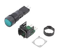 XB6AF3B1B Switch: Pressure 16mm Rod.Pos: 2 NO Green LED 12-24VDC Pos: 2 SCHNE...