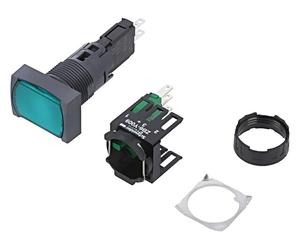 XB6DW3B1B Switch: Pressure Rod.Pos: 1 NO 16mm Green LED 12-24VDC Pos: 2 SCHNE...