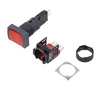 XB6DW4B2B Switch: Pressure Rod.Pos: 1 NC 16mm Red LED 12-24VDC Pos: 2 SCHNEIDER
