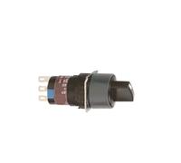 XB6EAD221F Round Black Selector Switch Ø16mm with Projecting Handle - 2 Positions - 1CO for Industrial Applications