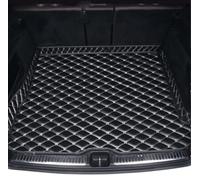XBBLB Car Boot Protector For Toyota Camry Hybrid 2012-2017 Leather Anti Slip Waterproof Rear Trunk Carpet Interior Accessories Liner Mats,C/Black-Beige