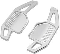 XBBZBL 2Pcs Car Steering Wheel Gear Shift Paddle Shifters Extender for Audi TT TTS TTRS MK2 8J 2006-2014,Shift Paddle Blade,Accessories,D-Silver