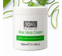 XBC Aloe Vera Cream Body Cream for men and women, for All Skin Types, Moisturizing, Soothing, Brightening, Paraben Free, Fragrance-Free 500 ml