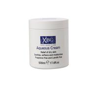 XBC Aqueous Cream Emollient 500ml Large Tub Relief for Dry Skin (Fragrance Free) x 6