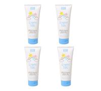 XBC Liquid Talc (4 Pack) Lotion, Moisturizing, for Kids Babies, All Skin Types and Tones, 200 ml