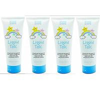 XBC Liquid Talc, Lotion, Moisturizing, for Kids, All Skin Types and Tones, 200 ml X 4