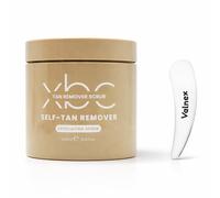 XBC Self Tan Remover Scrub 500ml with Spatula - Exfoliating Body Scrub for Fake Tan Removal, Dead Skin Remover, Pre Tan Prep for Smooth & Even Tanning