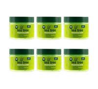 XBC Tea Tree Cleansing Pads with Natural Tea Tree Oil, Dermatologically Tested, 60 Pads, Pack of 6