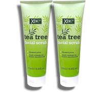 XBC Tea Tree Facial Scrub 250ml - Deep Cleansing Action for Face - Removes Excess Oil and Dead Skin Cells for a Healthier, Fresher Looking Complexion (Pack of 2)