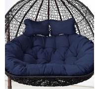 XBDLYQBD Double Swing Chair Cushion,Washable Hanging Egg Chair Pads Replacement,Waterproof Thicken Hanging Basket Seat Cushion,Hanging Hammock Chair Cushions